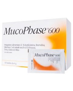 Mucophase 600 Integratore per le vie bronchiali 10 Bustine 