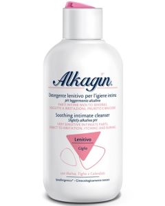 Alkagin Detergente Intimo Lenitivo con Giglio a pH Leggermente Alcalino 250 ml 