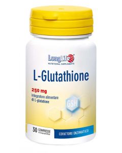 LongLife L-Glutathione Integratore antiossidante 30 Compresse 250 mg 