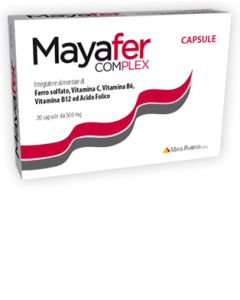 Mayafer complex integratore con ferro e acido folico 20 capsule