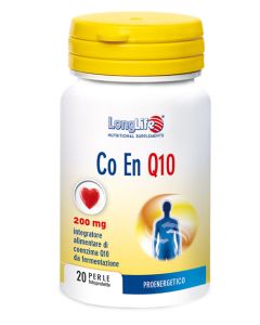 LongLife Co En Q10 Integratore antiossidante 20 Perle 200 mg 