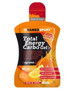 NamedSport Total Energy Carbo Gel energetico con carboidrati, destrosio e fruttosio 40 ml