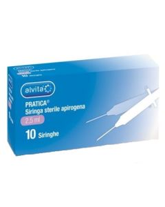 Alvita Siringa da 2,5 ml Ago G23 10 Pezzi **