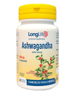 LongLife Ashwagandha Integratore Rilassante 60 Capsule 