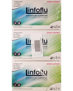 Linfoflu promo multipack integratore difese immunitarie 6 confezioni da 15 Flaconcini 