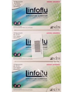 Linfoflu promo multipack integratore difese immunitarie 6 confezioni da 15 Flaconcini 