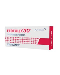Ferfolix integratore a base di ferro 30 capsule 