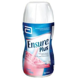 Ensure Plus Integratore Ipercalorico gusto fragola 4 x 200 ml 