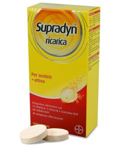 Supradyn Ricarica Integratore Vitamine e Sali Minerali 30 Compresse Effervescenti 