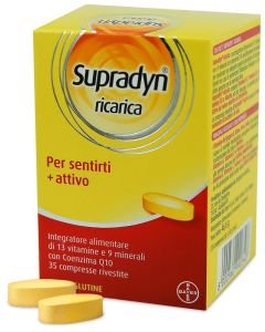 Supradyn Ricarica Integratore Vitamine e Sali Minerali 35 Compresse Rivestite 