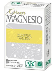 ABC Trading Gran Magnesio Integratore per lo stress 30 compresse 