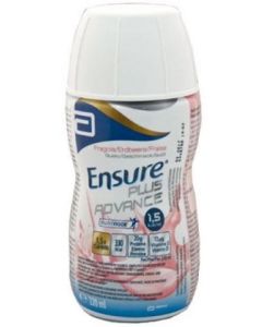Ensure Plus Advance supplemento nutrizionale ipercalorico gusto fragola 4X220 ml
