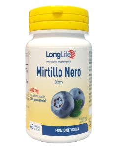 LongLife Mirtillo Nero Integratore Per la Vista 60 Capsule