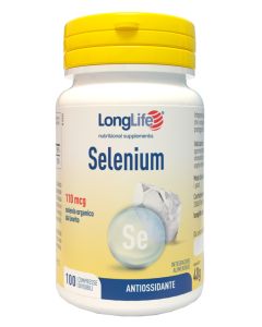 LongLife Selenium Integratore Antiossidante 100 Compresse