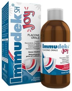 Immudek Joy Fragola Sciroppo integratore per le difese immunitarie 200 ml 