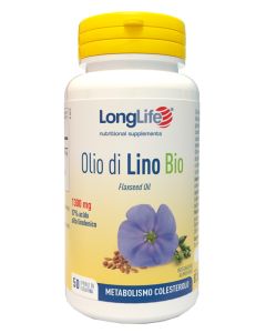 Longlife Olio Di Lino Bio integratore alimentare 50 Perle 