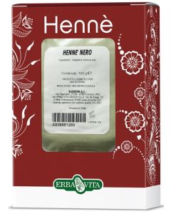 Erba Vita Hennè Color Cap Nero Tintura Per Capelli 100 g