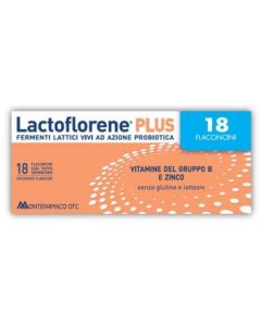 Lactoflorene Plus integratore con fermenti lattici vivi 18 Flaconcini 