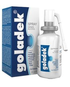 Goladek Spray No Alcool a base di propoli 25 ml 