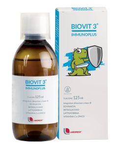 Biovit 3 Immunoplus Integratore per le Difese per Bambini 125 ml 