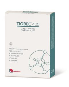 Tiobec 400 integratore metabolismo energetico 40 Compresse Fast-Slow 