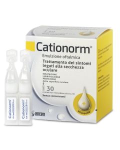 Cationorm Emulsione oftalmica contro la secchezza 30 monodosi