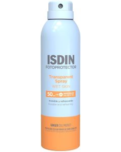 ISDIN Fotoprotector Transparent Spray Wet Skin Solare Corpo Spray Trasparente SPF 50 250 ml 