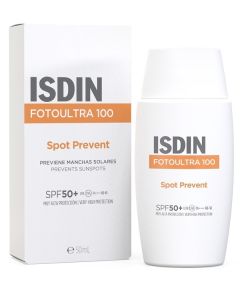 ISDIN Fotoultra 100 Spot Prevent Fluido Viso Macchie Solari SPF50+ 50 ml