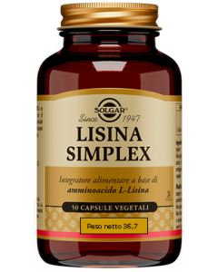 LISINA SIMPLEX 50CPS VEGETALI