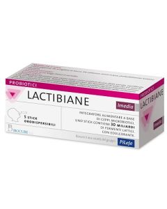 Lactibiane Imedia Integratore con 30 miliardi di fermenti lattici vivi 5 Stick