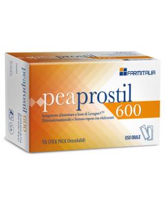 Peaprostil integratore per la prostata e le vie urinarie 16 bustine orosolubili 