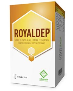 Erbozeta ROYALDEP Integratori di Pappa reale 20 STICK LIQUIDI 