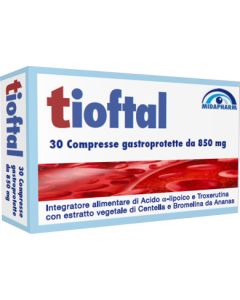 Tioftal integratore antiossidante e per la vista 30 compresse gastroprotette