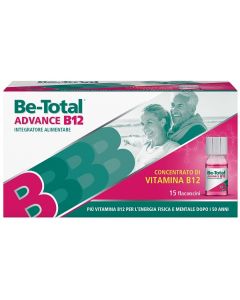 Be-Total Advance B12 Integratore di Vitamina B12 15 flaconcini 