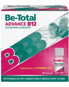 Be-Total Advance B12 Integratore di Vitamina B12 30 Flaconcini 