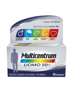 Multicentrum Uomo 50+ Integratore Multivitaminico Multiminerale 60 Compresse 