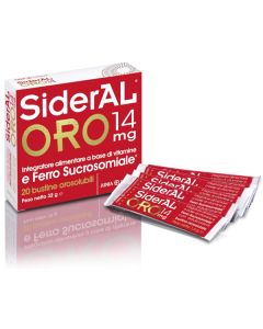 Sideral Oro Integratore di ferro e vitamine 20 Bustine 