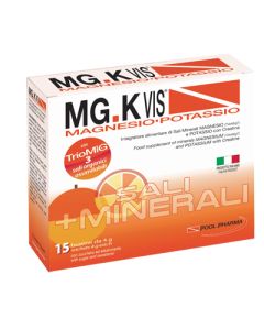 Mgk Vis Magnesio e Potassio gusto Orange 15 Bustine 