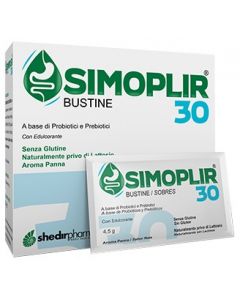 Simoplir 30 integratore di probiotici e prebiotici 12 bustine 