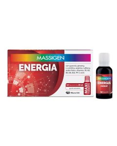 Massigen Energia Integratore Tonico Energetico 10 Flaconcini 25 ml 