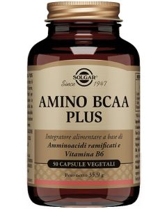 Solgar Amino BCAA Plus integratore di aminoacidi 50 Capsule 