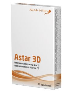 Astar 3D integratore alimentare 20 Capsule Molli 