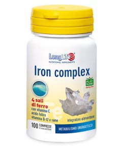 Longlife Iron Complex Integratore di Ferro 100 compresse 