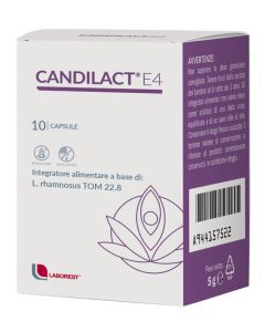 Candilact E4 integratore per la flora intestinale 10 capsule 