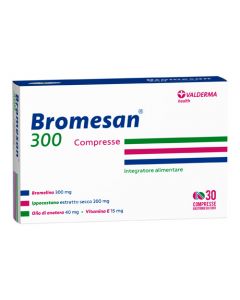 BROMESAN 300 integratore antifiammatorio 30 compresse gastroresistenti 