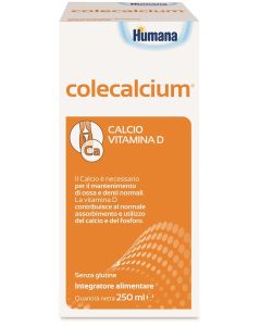 HUMANA COLECALCIUM Integratore alimenatre di calcio e vitamina D 250 ml 