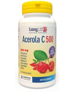 Longlife Acerola C500 Integratore per le difese dell'organismo 30 compresse 