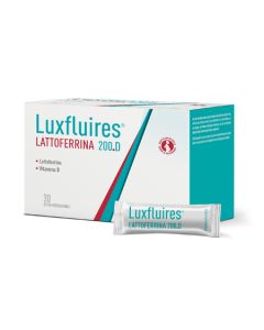 Luxfluires lattoferrina 200.D integratore per le difese immunitarie 30 stick 