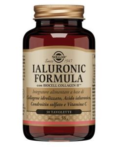 Solgar Ialuronic Formula integratore alimentare 30 Tavolette 