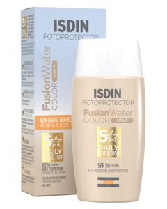 Isdin Fusion Water Color Light Fotoprotezione Colorata Ultraleggera SPF50 50 ml 